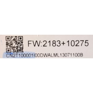 MAIN PARA SMART TV TOSHIBA 4K UHD / NUMERO DE PARTE CN2T100001I / TD.T950.67 / N21010315  / MODELO 32LF221U21